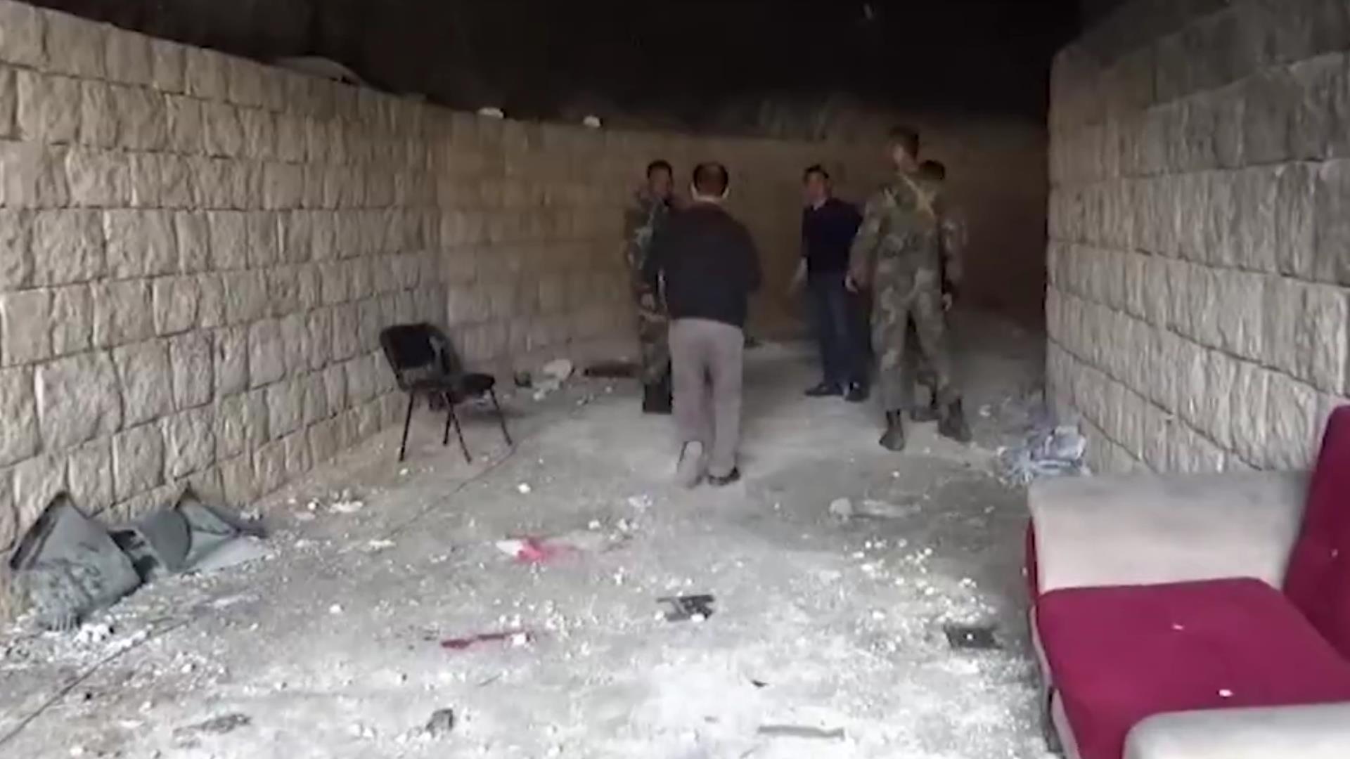 الجيش يعثر على مقر للجولاني في منطقة عنجارة غرب حلب