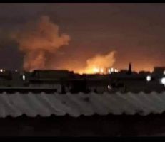 مجدداً مطار حلب الدولي بتعرض لاستهداف بالصواريخ