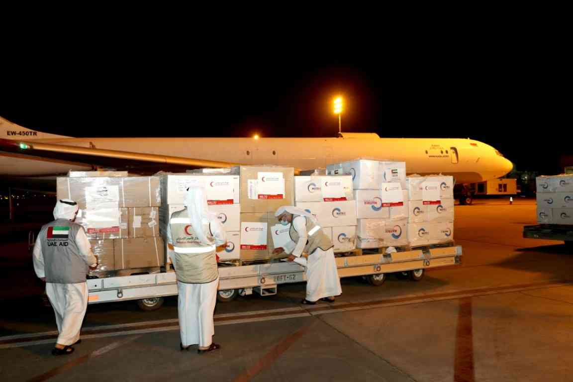 وصول قافلة مساعدات طبية من الإمارات إلى سوريا للحد من تفشي كورونا