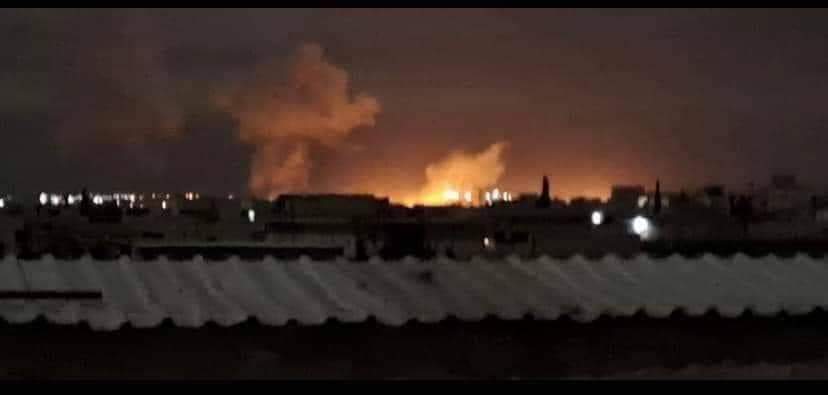 مجدداً مطار حلب الدولي بتعرض لاستهداف بالصواريخ