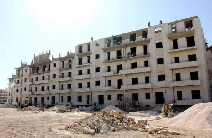 مشروع “المعصرانية” لمتضرري زلزال حلب يصل لنسبة تنفيذ 52%